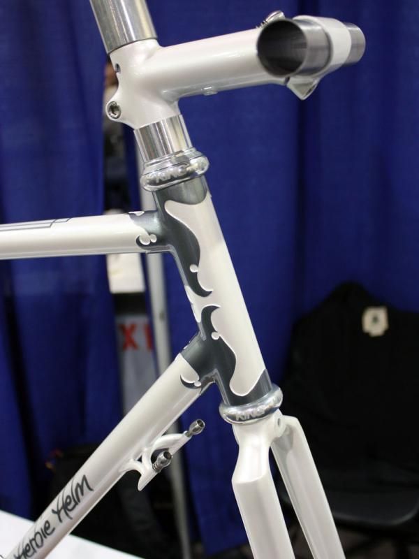 Excellent lug sculpting on this Herbie Helm frame.
