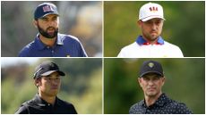 Scottie Scheffler, Xander Schauffele, Hideki Matsuyama and Adam Scott 