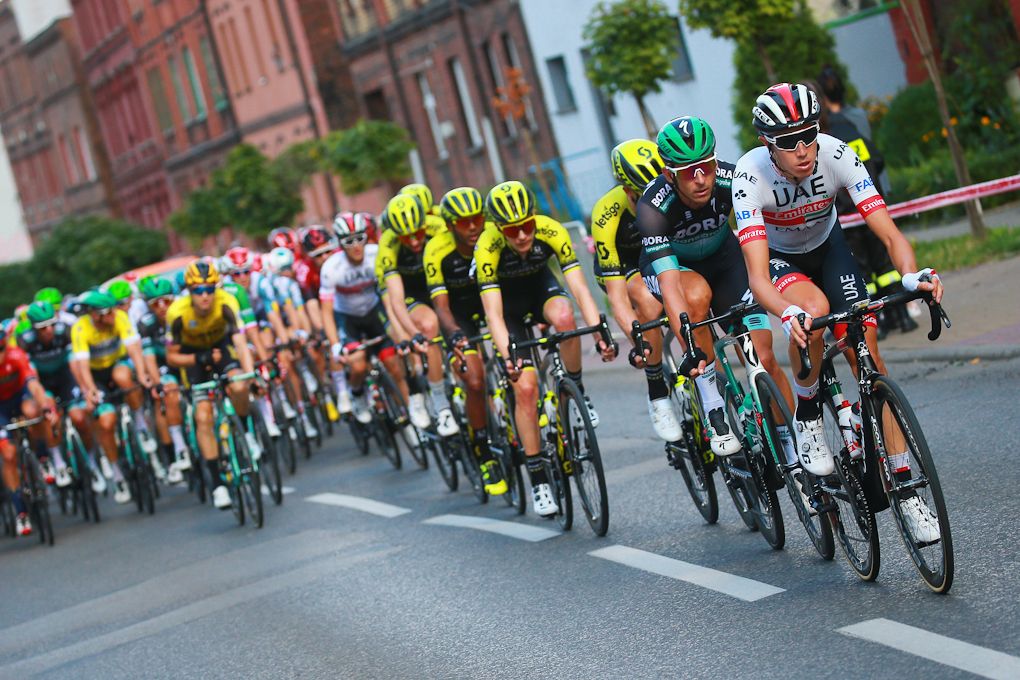 The 2019 Tour de Pologne peloton