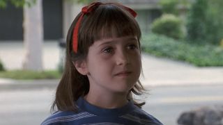 Mara Wilson as Matilda using her powers in Matilda