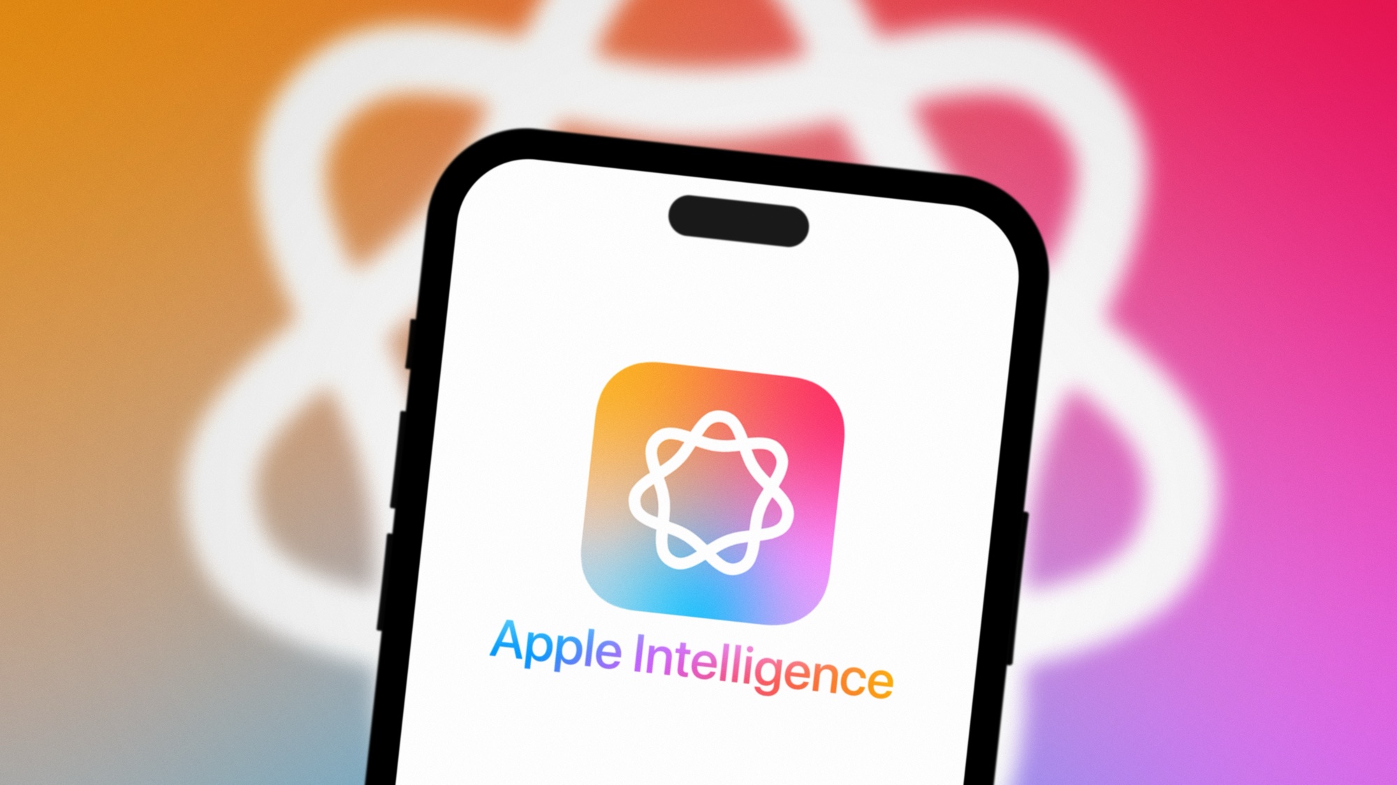 Logo Apple Intelligence di iPhone