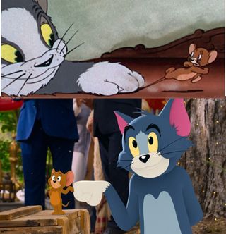 A comparison between the first Tom and Jerry and the modern ones.