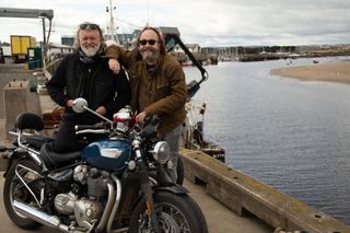 The Northumberland sea air gives Si and Dave an appetite.