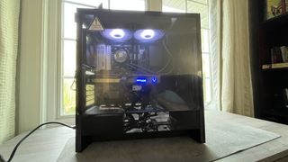 A NZXT Player PC (5070 Intel Edition) sitting on a desk