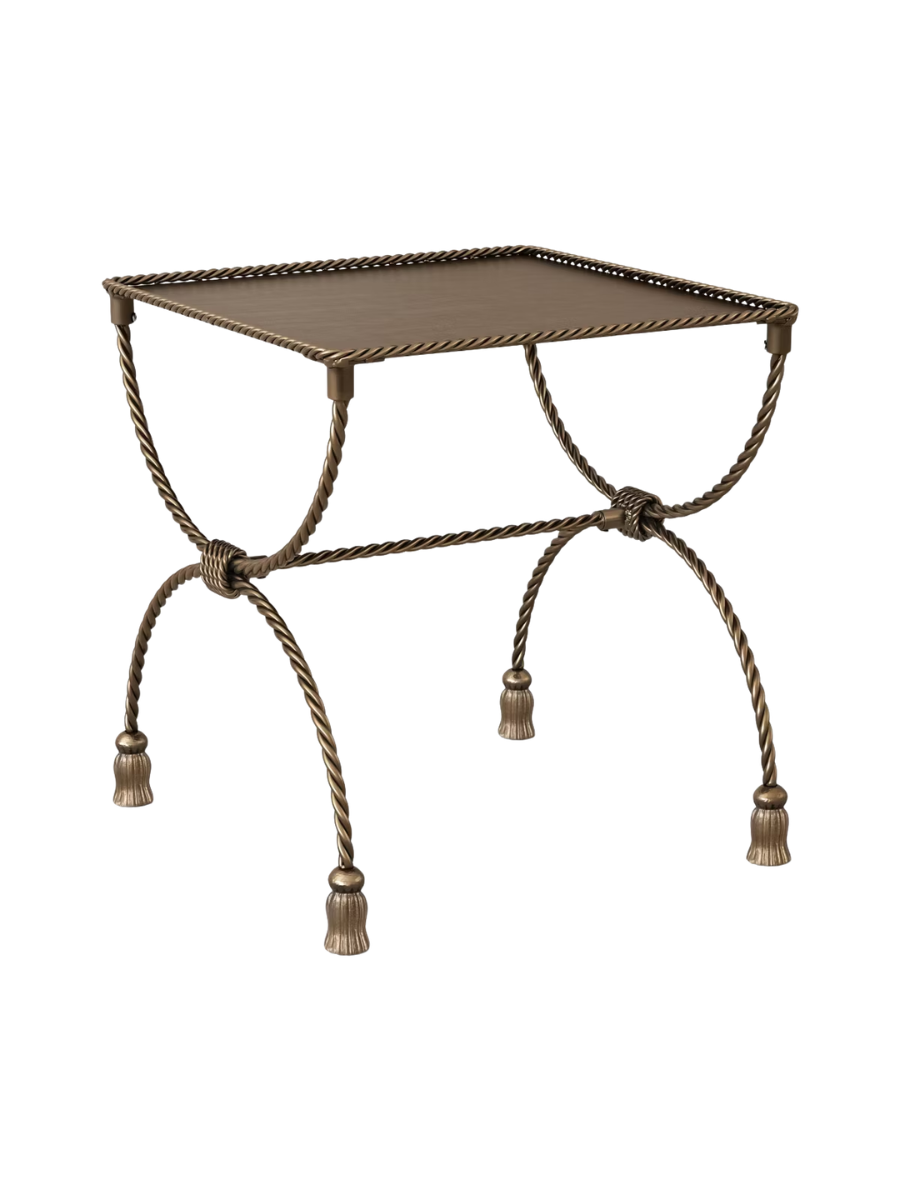 Threshold&amp;trade; designed with Studio McGee , Twisted Metal Side Table with Tassel Feet