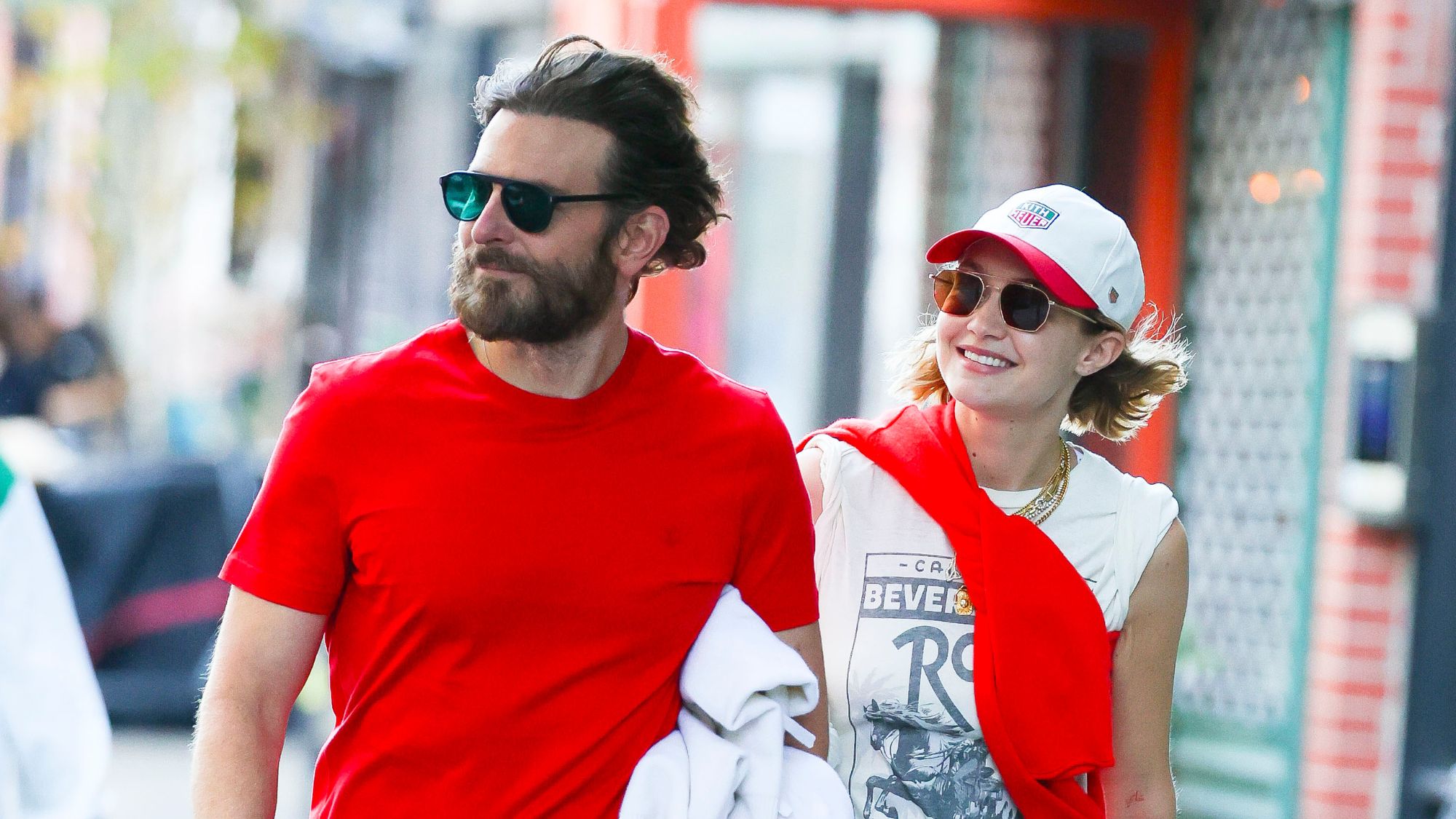 Bradley Cooper and Gigi Hadid in New York City