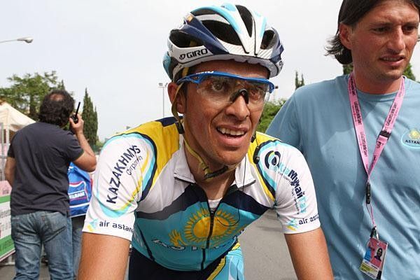 Contador had a crash on stage eight and is questionable for the overall
