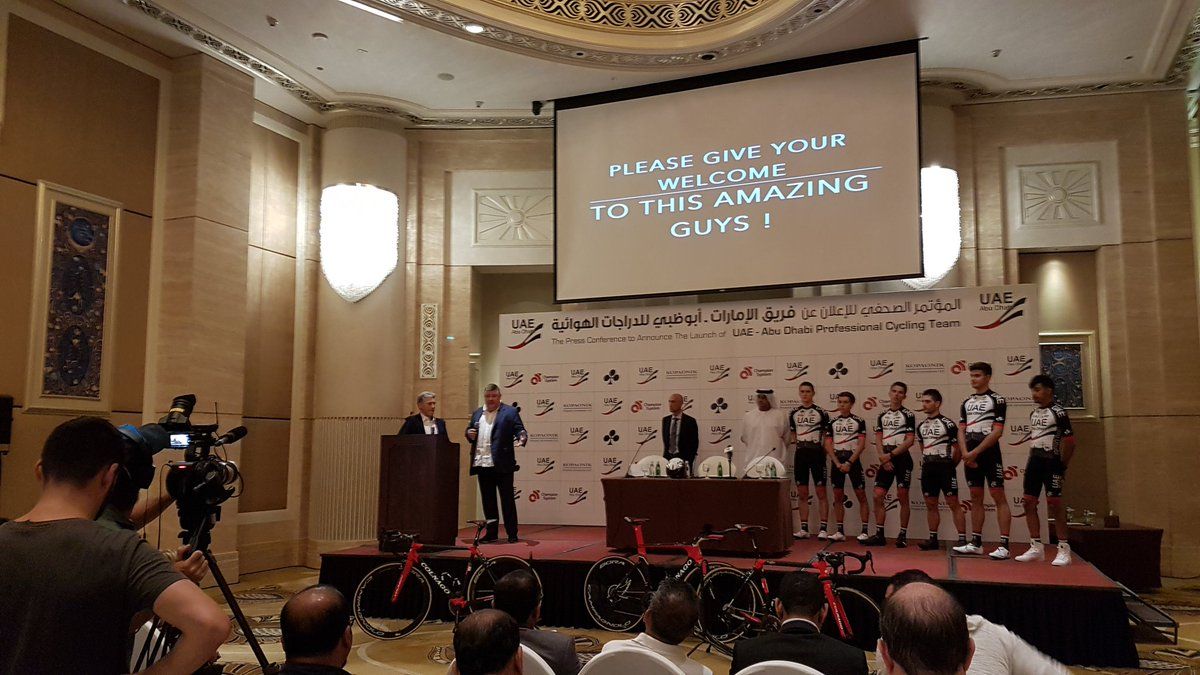 Manager Giuseppe Saronni talks about the team's ambitions