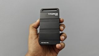 TeamGroup T-Force M200 SSD in hand