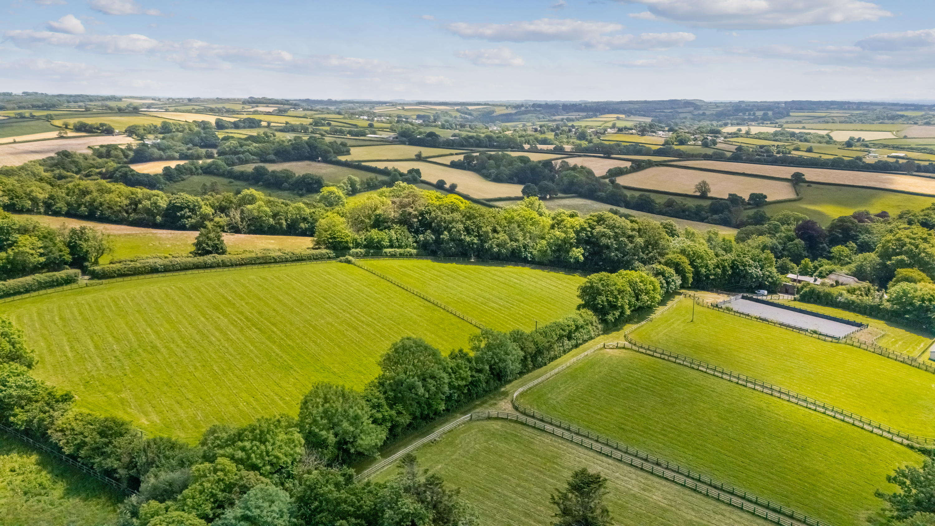 Halsdon House in Devon, the home of Charlie Watts of the Rolling Stones