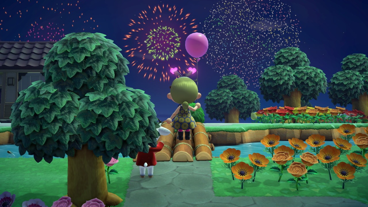 Here's Animal Crossing New Horizons fireworks work GamesRadar+