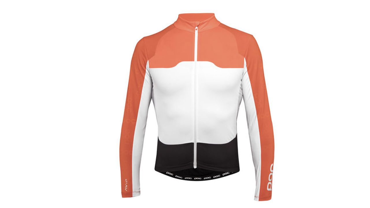 The long sleeve version of the POC AVIP Ceramic jersey
