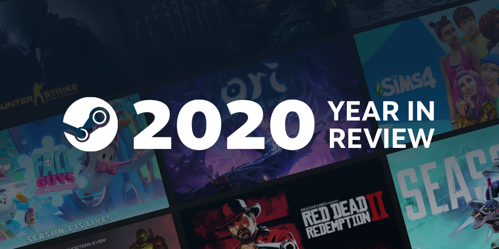 Steam&#039;s 2020 year in review.