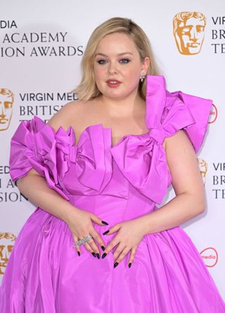 Nicola Coughlan attending the BAFTA Awards in London, England.