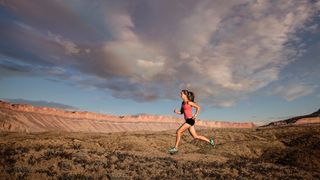 female trail runner