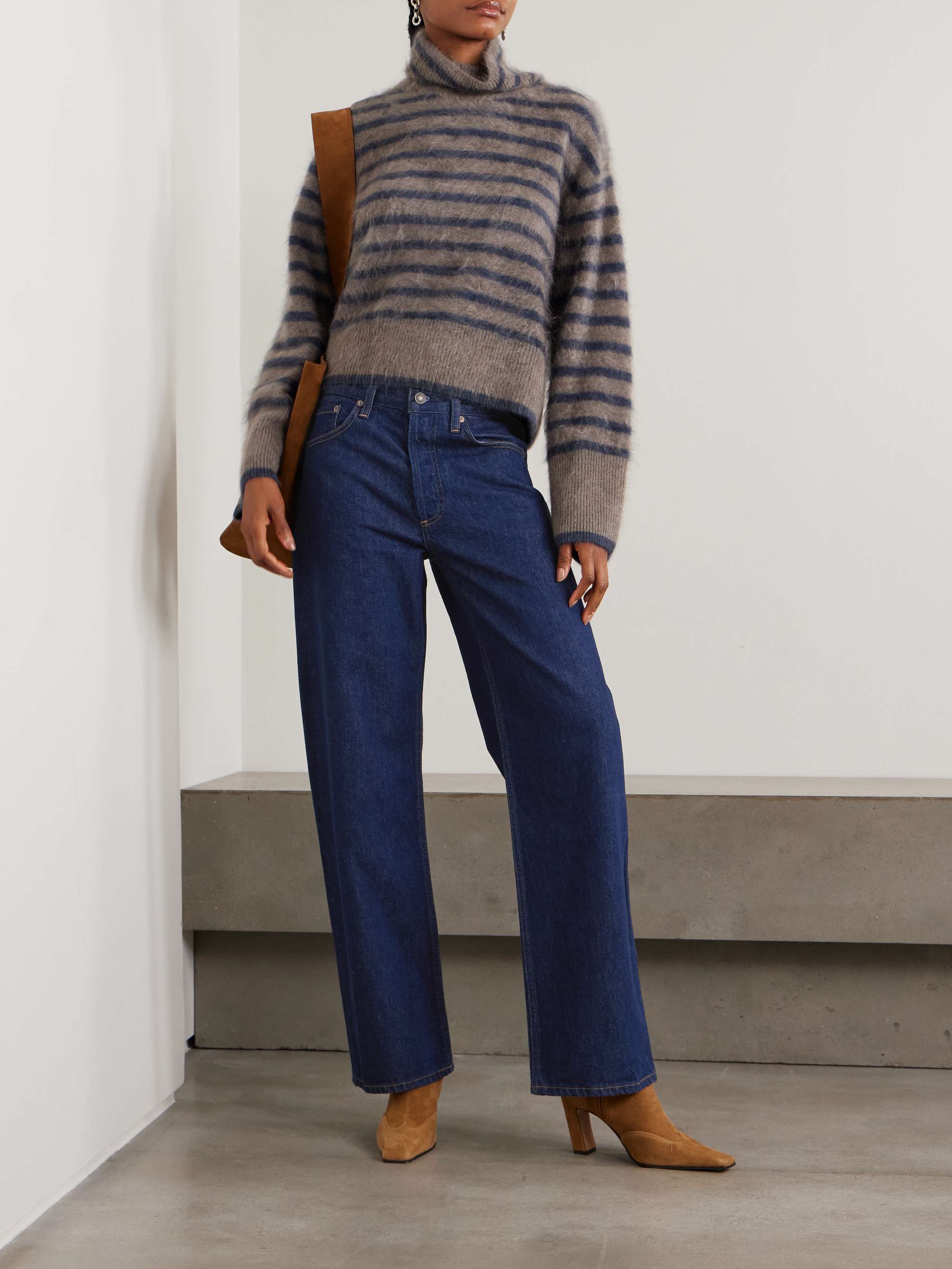 Arc Long High-Rise Wide-Leg Jeans