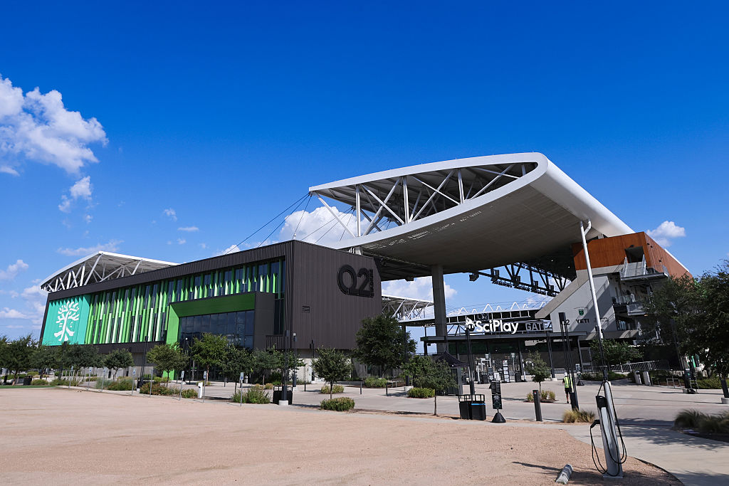 A general view of Q2 Stadium before the Leagues Cup Phase One match between CF America and Portland Timbers at Q2 Stadium on August 6, 2025 in Austin, Texas
