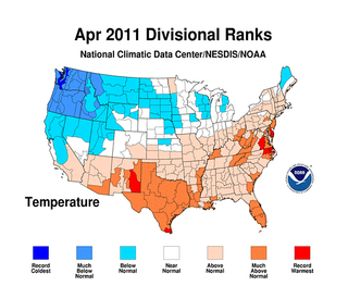 april 2011 temperature map