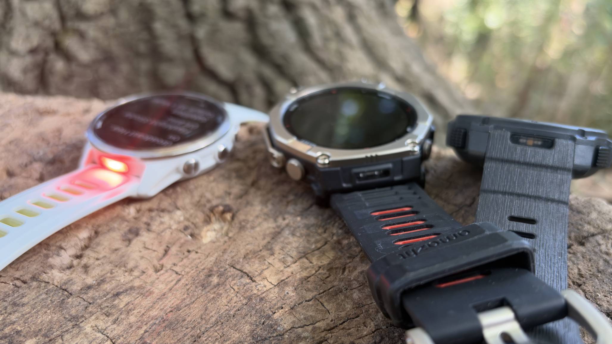Garmin watch with LED flashlight