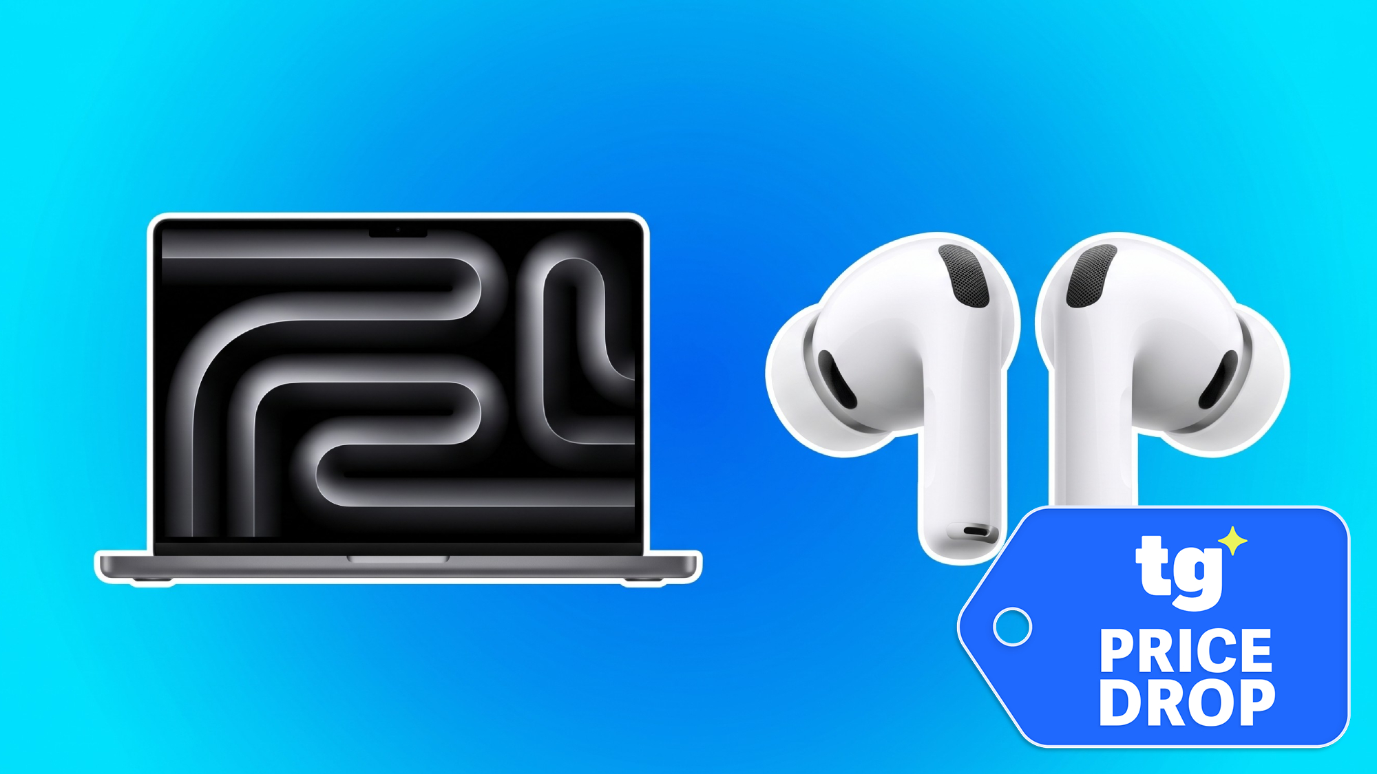 MacBook Pro and AirPods Pro 3