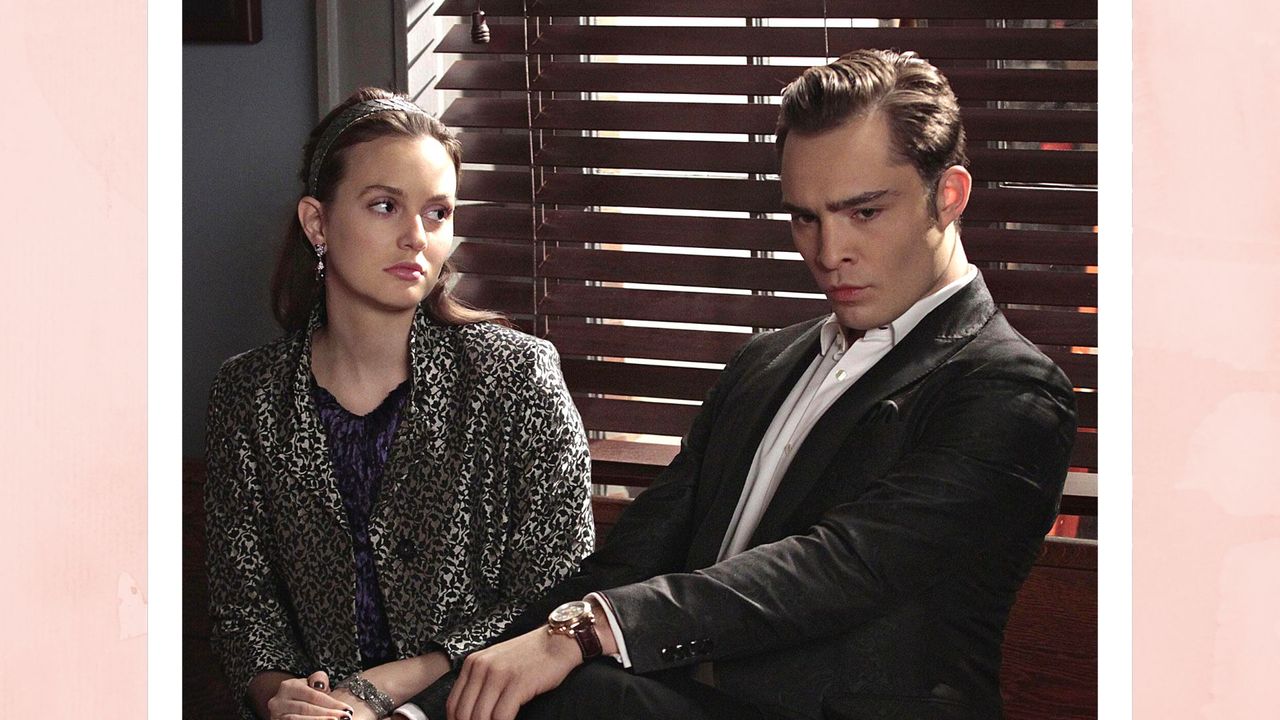 Leighton Meester and Ed Westwick engaged in emotional cheating as Blair and Chuck on &#039;Gossip Girl,&#039; seen here