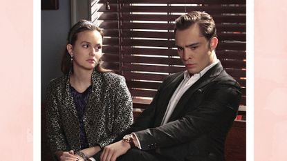 Leighton Meester and Ed Westwick engaged in emotional cheating as Blair and Chuck on &#039;Gossip Girl,&#039; seen here