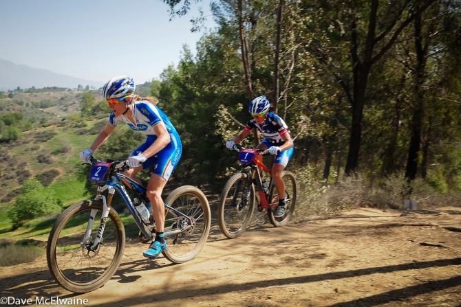 Lunas Catharine Pendrel and Katerina Nash wasted no time in dispensing the rest of the pack