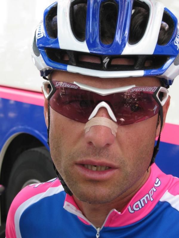 Alessandro Petacchi (Lampre-Farnese Vini) is looking for a third stage victory today