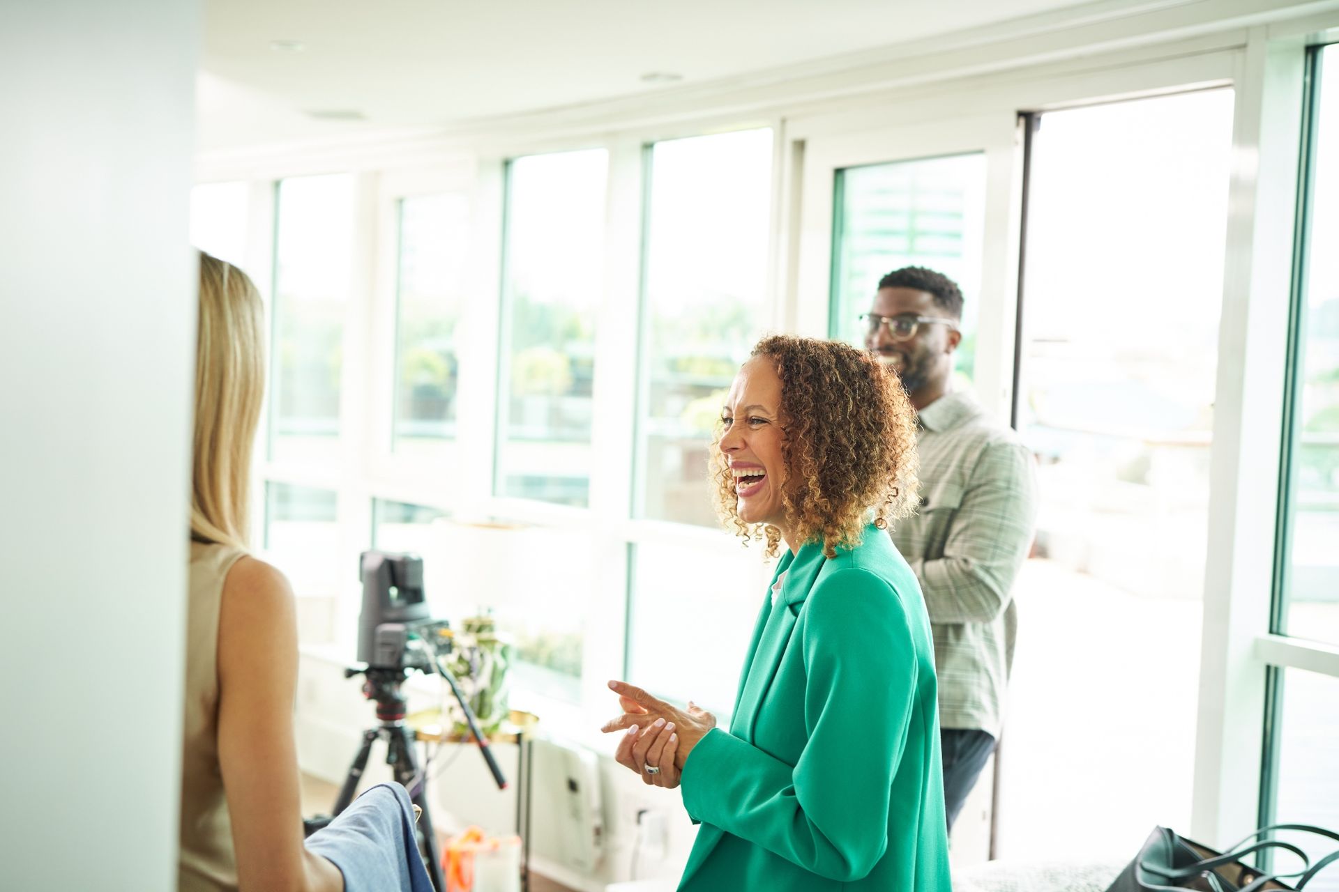 Fashion's DIgest Editor in Chief Andrea Thompson chairs the women in sport panel