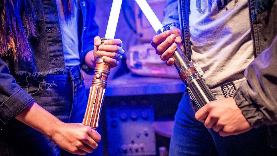 Disney officially unveils "real" Star Wars lightsaber