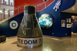Freedom 7 Mercury Spacecraft on Display