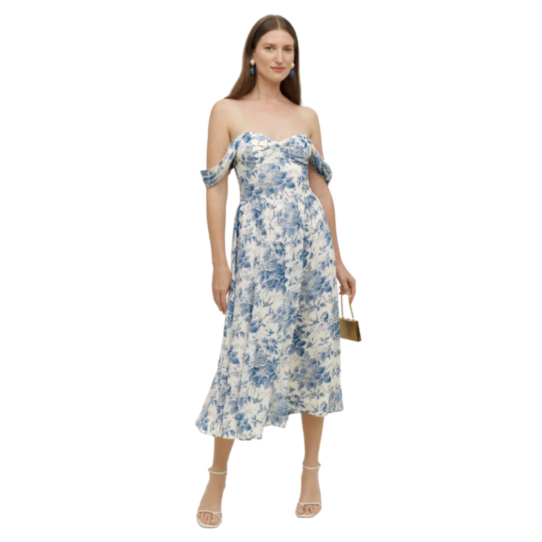 princess beatrice reformation dress Princess Beatrice Wears Reformation at the Chelsea Flower Show