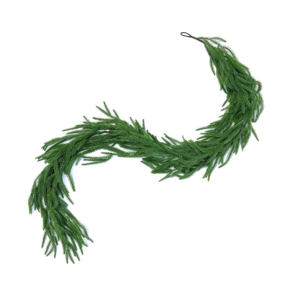 Swtroom 6ft Realistic Artificial Christmas Garland Lifelike Cedar Garland for Holiday Outdoor Indoor Decorations