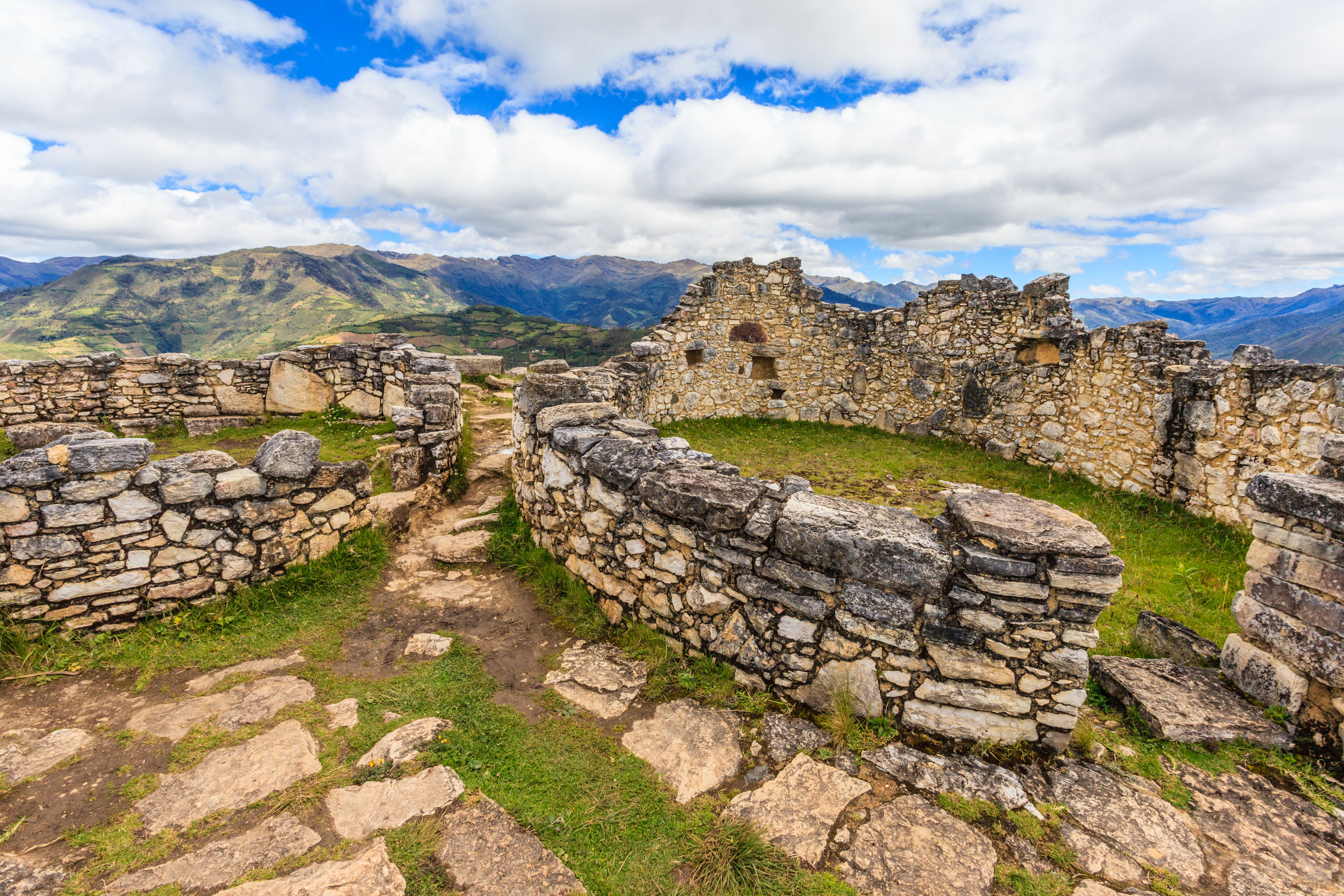 Kuélap ruins near Chacapoyas, Peru