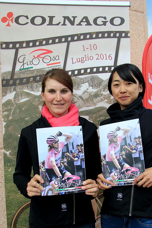 Elisa Longo Borghini and Mayuko Hagiwara (Wiggle High5)