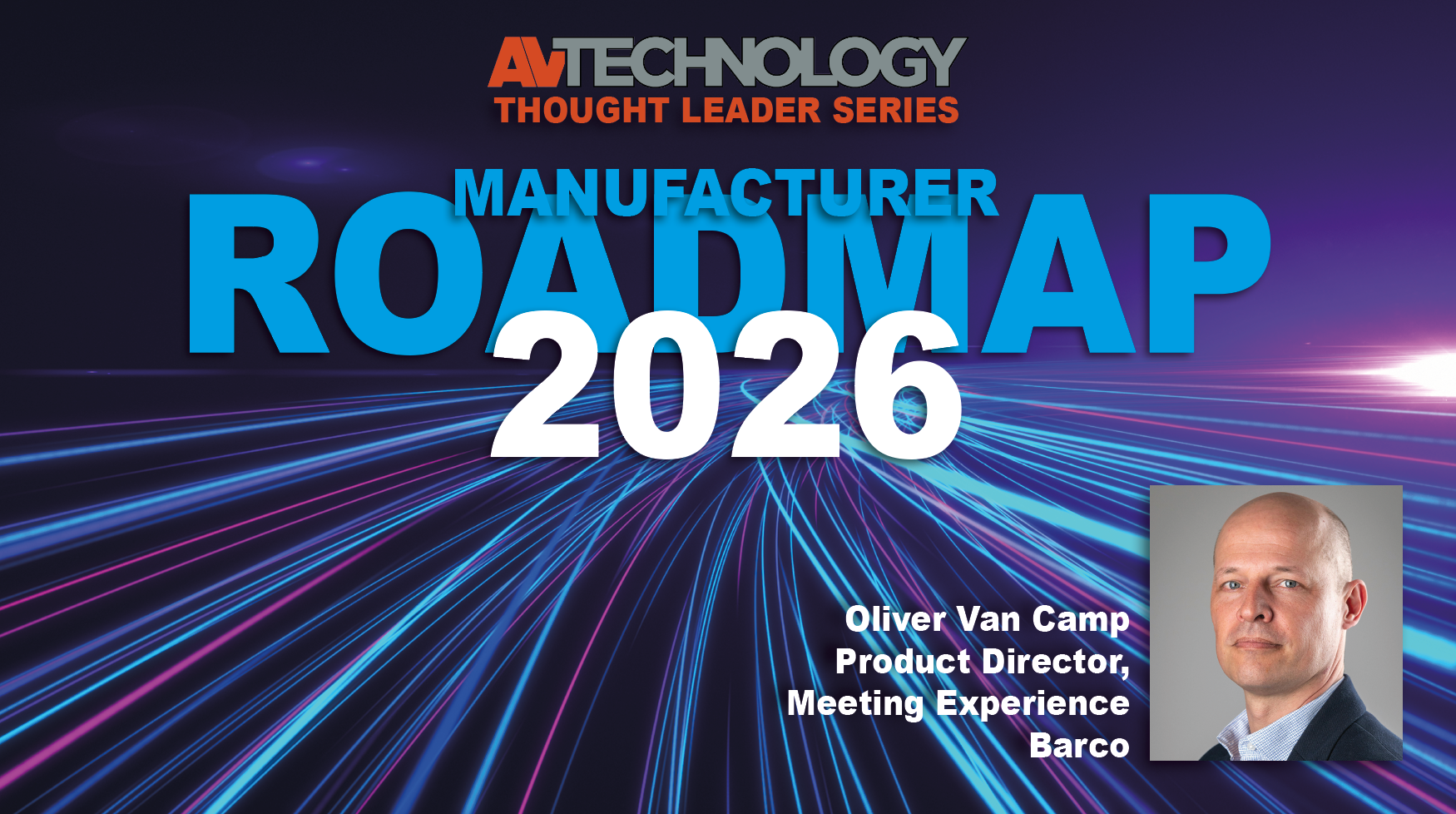 Oliver Van Camp, Product Director, Meeting Experience at Barco 