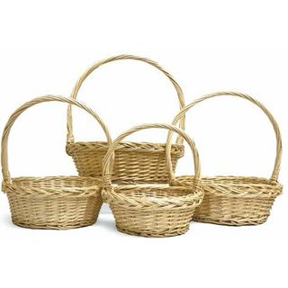 August Grove® 4 Piece Wicker Basket Set | Wayfair