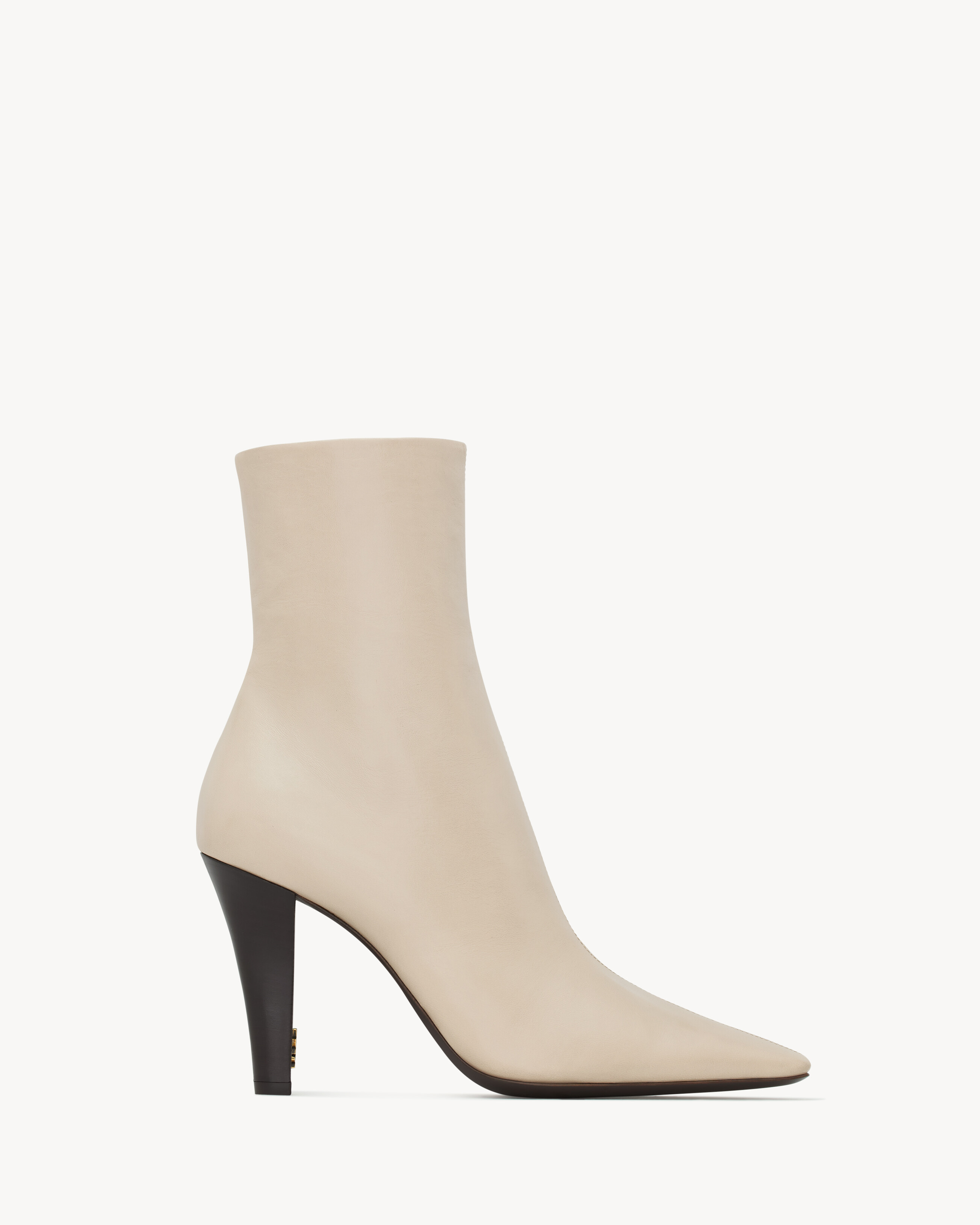 Jill Booties in Smooth Leather