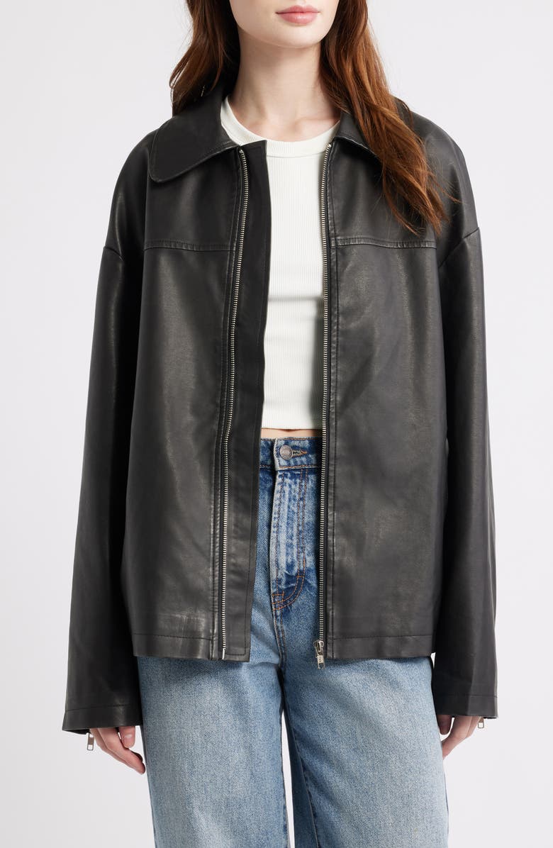 Napolean Faux Leather Jacket