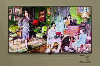 Leaked marketing image of the LG W6 wallpaper TV