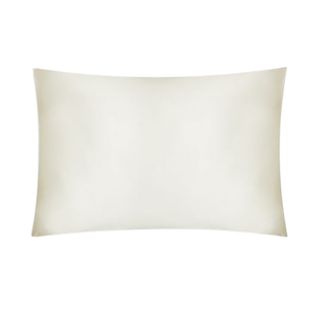 White silk pillowcase