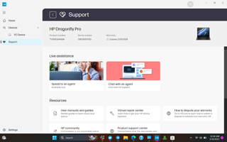 HP Dragonfly Pro software and benchmarks