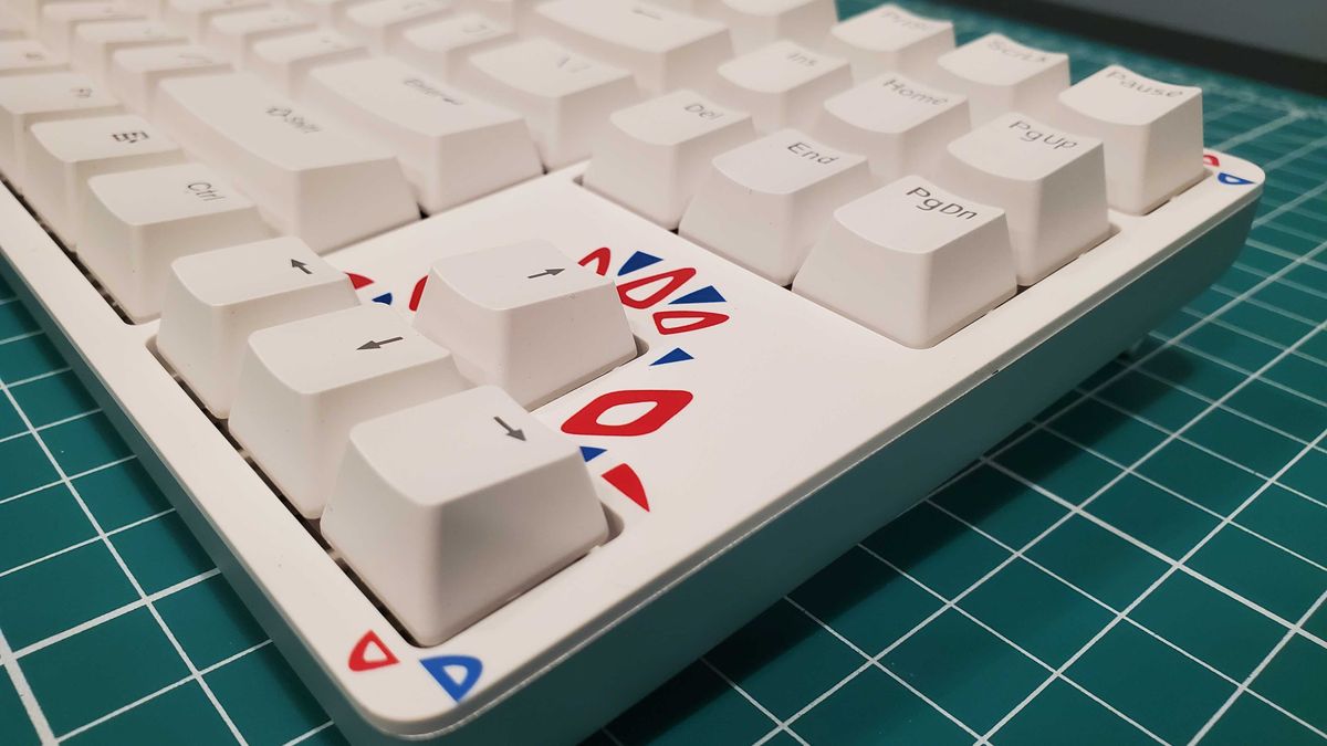 a white keyboard