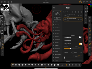 ZBrush for iPad: everything you need to know; using Dynamesh