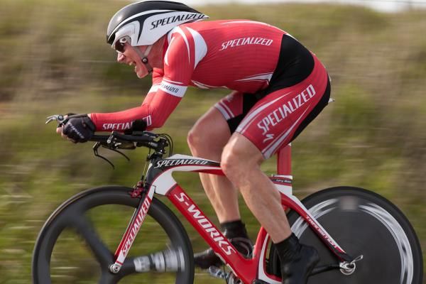 The evergreen Larry Nolan (Specialized Masters) tore through the time trial course just 2:27 behind the Pro 1-2 winner.