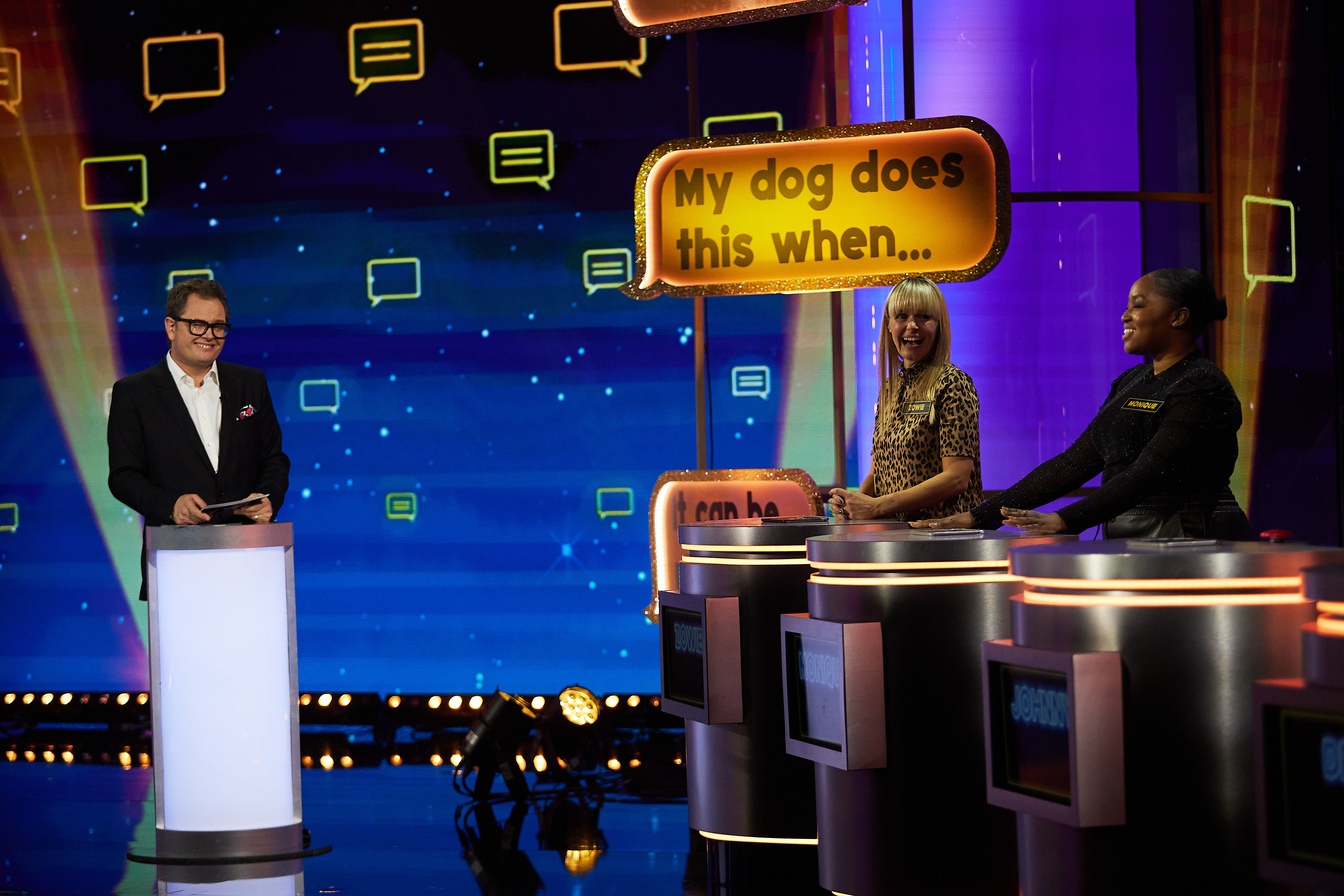 TV tonight Alan Carr hosts.