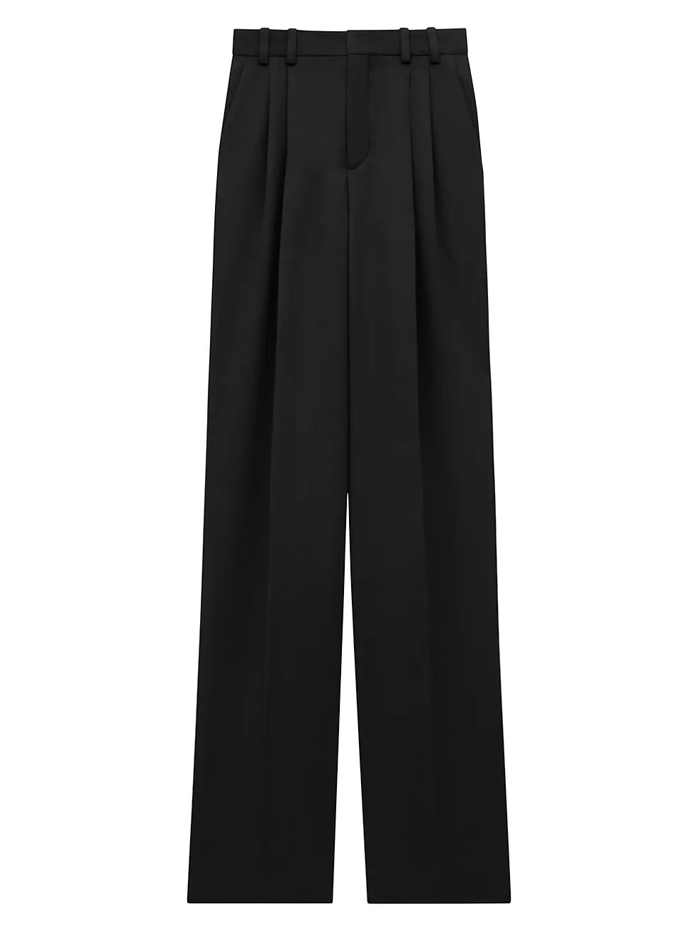 Saint Laurent, Pants in Silk Satin