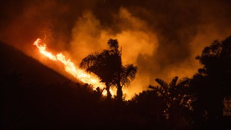 Wildfire in California.