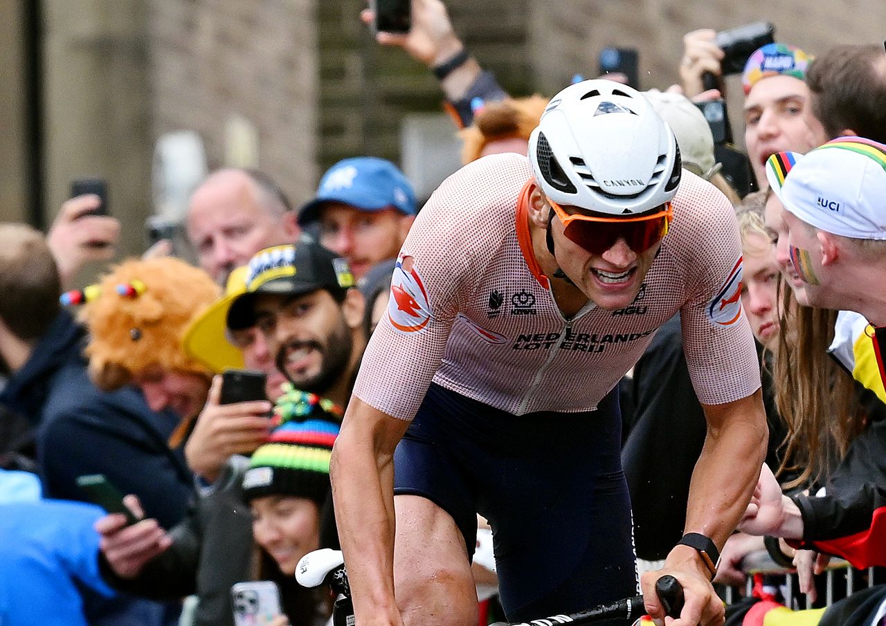 Mathieu van der Poel on the attack