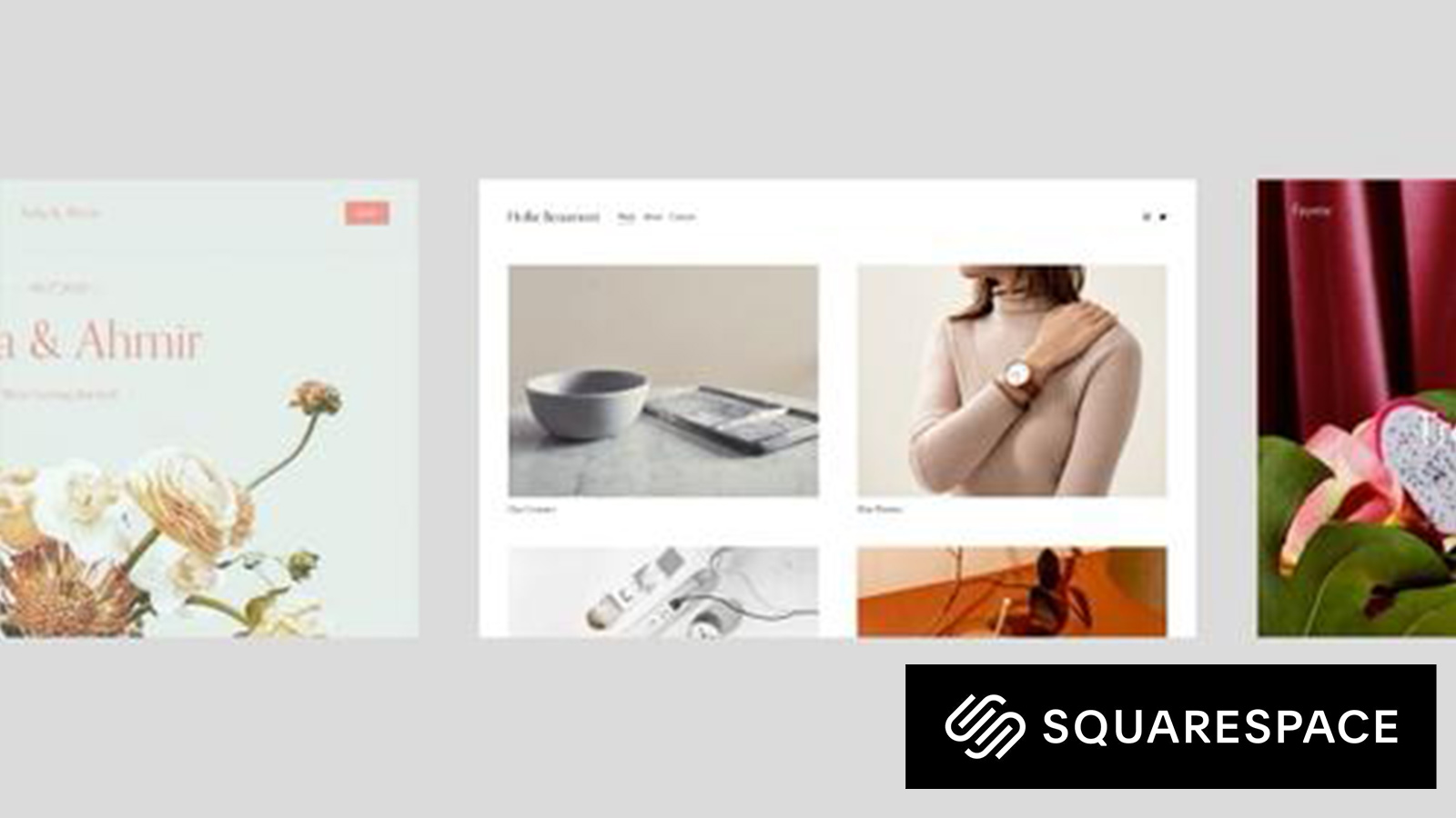 best website builder for photographers: Squarespace